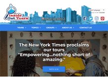 Tablet Screenshot of insideouttours.com
